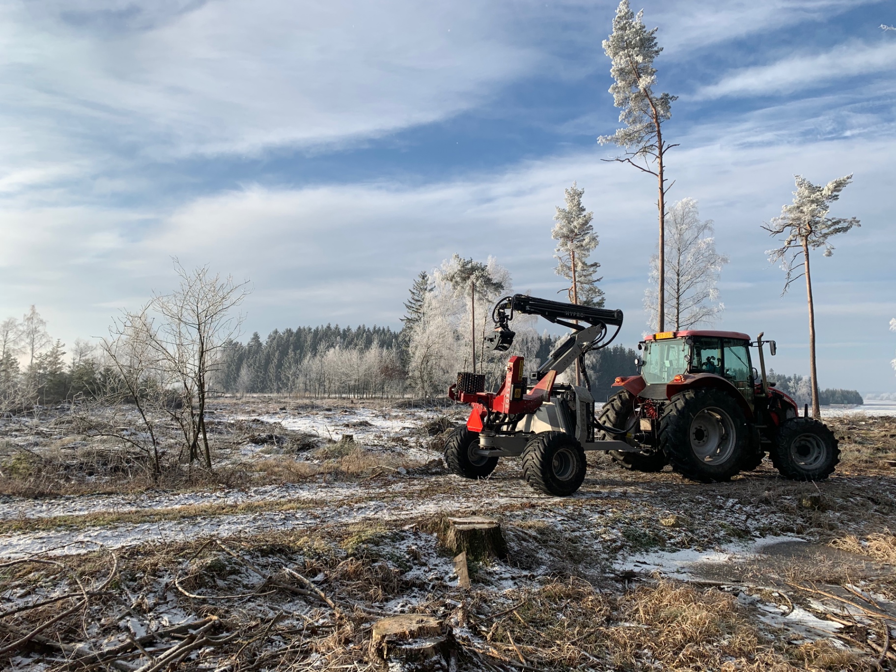 Odvětvovací procesor Hypro 755HB a Zetor Forterra